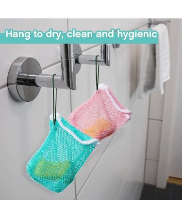 8-Piece Soap Saver Pouch Set - Exfoliating Body Scrubber and Soap Holder - Loofah Soap Savers in 8 Colors - Buy Online on GoSupps.com