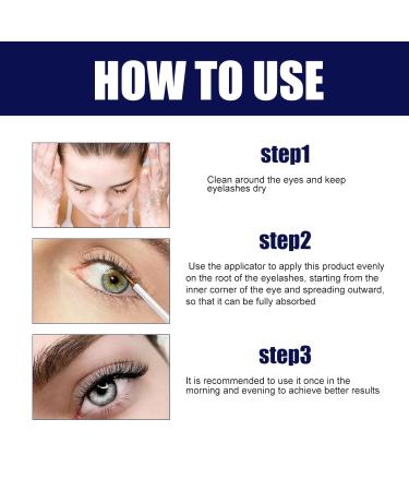 Eyelash Serum Natural Moisturizing Black Curling Dense Eyelash Serum - Buy Online on GoSupps.com