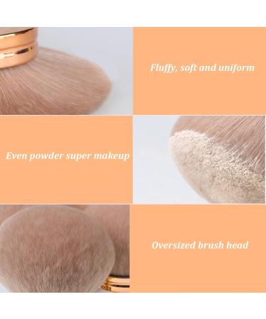 Self Tanning Brush Self Tanner Brush Oval Self Tanning Brush 2.8" Dia. Large Body Brush Makeup Soft Reusable Sunscreen Applicator for Makeup Legs Arms Face Body Rose Gold Rose Red - Buy Online on GoSupps.com