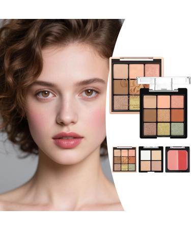  G n rique Makeup Palette for Women - Makeup Eyeshadow Palette Blush Highlighter - Satin and Matte Effects Cosmetics Soft Beauty for Evening and Travel - Buy Online on GoSupps.com