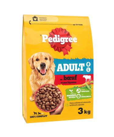 PEDIGREE Beef and Vegetable Croquettes for Adult Dogs 3 x 3kg