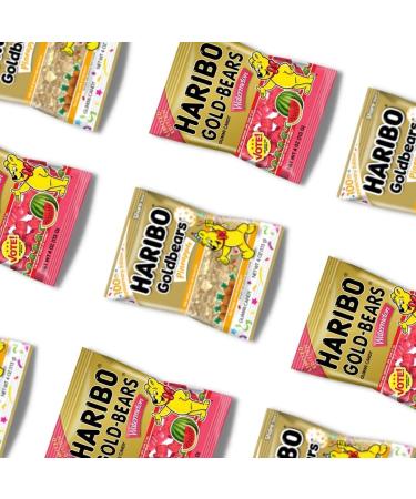 Haribo Goldbears Gummi Candy 4 oz. Pack - Watermelon Pineapple Gummy Bears (2 Count) - Buy Online on GoSupps.com