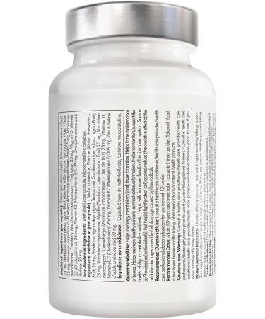 Amen Vitamin D3 K2 & Zinc Supplement - 2-Month Supply - Immune & Bone Health Energy Metabolism Skin & Tissue Support Whole Food With Apple Blueberry Cranberry Elderberry - Non-GMO - 60 Capsules - Buy Online on GoSupps.com