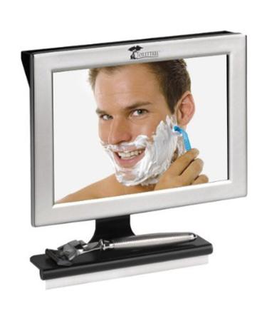 Fogless Shower Mirror with Squeegee by ToiletTree Products. Guaranteed Not to Fog, Designed Not to Fall.