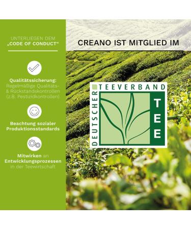 Creano 18-Piece Tea Flower Gift Set - Premium Green Tea in Magnetic Box with Silver Embossing | Perfect International Gift - Buy Online on GoSupps.com