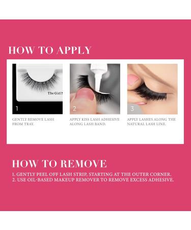 KISS Lash Couture Luxtension False Eyelashes 'Strip 03 Classic' 14 mm Includes 1 Pair Contact Lens Friendly Easy to Apply Reusable Strip Lashes - Buy Online on GoSupps.com