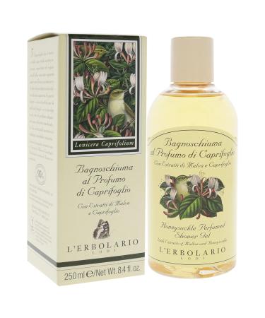 L'Erbolario Honeysuckle Perfumed Shower Gel - 8.4 oz Unisex Body Wash - Buy Online on GoSupps.com