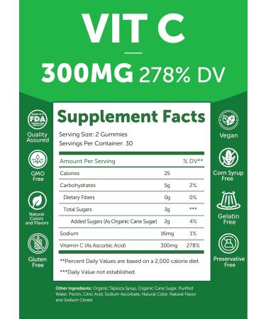 Lunakai Vitamin C and Vitamin D3 Gummies Bundle - 300mg Organic Non-GMO Vegan Chewable Gummy - Immunity Bone and Mood Support Supplement for Adults - Buy Online on GoSupps.com