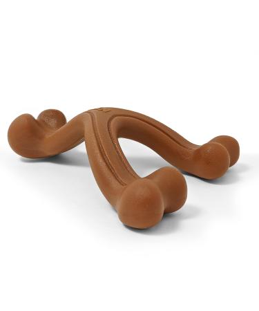 Nylabone 984718Eu fork dog bones bison taste-chewing bones for heavily chewing dogs for dogs up to 11 kg S 1 piece (1-pack) bison taste
