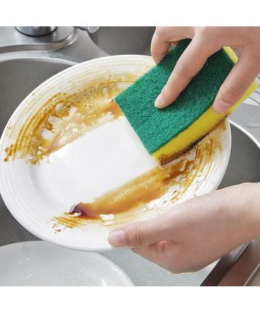Sponge wipe high-density dipping 20 pieces of kitchen dishwashing sponge housework cleaning sponge block dish cloth rag - Buy Online on GoSupps.com