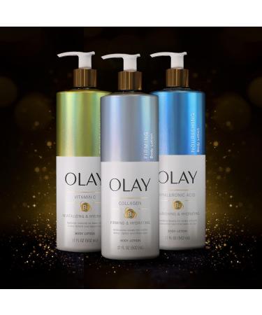 Olay Nourishing Body Lotion - Hydrating Formula with Hyaluronic Acid 17 fl oz (Pack of 4) - Buy Online on GoSupps.com