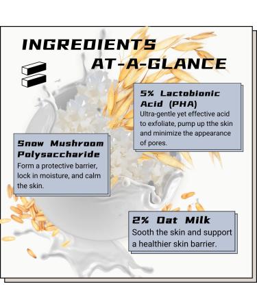 Oat Milk PHA Serum - Glow & Barrier Supporting Exfoliating & Hydrating Face Serum for All Skin Types - Buy Online on GoSupps.com