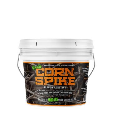 4S Advanced Wildlife Solutions | Corn Spike | Flavor Additive | Treats Up 4,000lbs of Corn, Pellets, or Grain | Strong Aroma & Flavor | Effective Hunting Attractant | Boost Activity (4 lb Bucket)