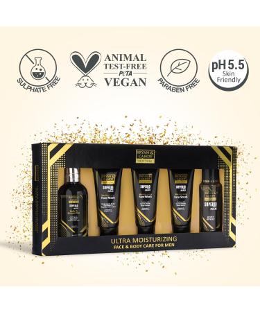 Br.yan & Can.dy Complete Face & Body Care Kit | Vegan Gift Set for Men | Rakshabandhan Gift for Brother | pH 5.5 SLS & Paraben Free All Skin Types - Buy Online on GoSupps.com