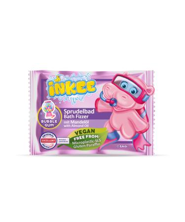 INKEE Bath Fizzer Mix - Boule de bain p tillante l'huile d'amande douce Bombe de bain 20g - Bain moussant enfant 1 unit (Lot de 1) 1x Boule de bain p tillante