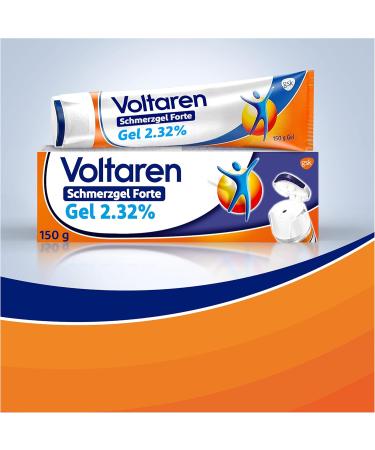 Voltaren Pain Relief Duo - Gel Forte 23.2 mg/g & Diclofenac Plasters for Back Muscle & Joint Pain | 180g + 5 Patches - International Shipping - Buy Online on GoSupps.com