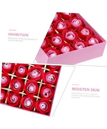POPETPOP 2 Boxes Rose Soap Artificial Rose Body Soap Floral Scented Bath Soap Valentine s Day Rose Petals Mom Birthdays Fragrant Mother Christmas - Buy Online on GoSupps.com