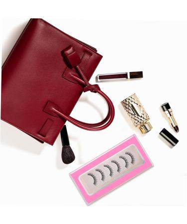 Buy Minkissy 30pcs False Eyelash Box - Perfect Organizer for Fake Lashes | Empty Lash Holder Case - Pink Cosmetic Storage - Buy Online on GoSupps.com