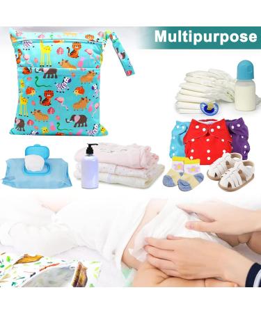 Buy Tceapoo Wetbag Kindergarten Set - 4 Reusable Waterproof Diaper Bags with Zipper & Organizer Pockets for Babies - Perfect for International Shipping - Buy Online on GoSupps.com