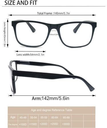 MODFANS Reading Glasses for Men & Women | High-Quality Comfortable +1.75 Reading Aid - Buy Online on GoSupps.com