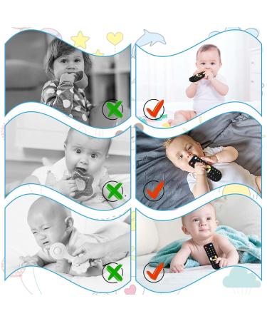 Rubessia BPA-Free Baby Biting Toys | Silicone Teething Remote Control Ring for 0-24+ Months | Safe Dental Aid & Nursing Accessory - Buy Online on GoSupps.com