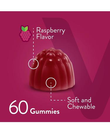Collagen & Biotin 10,000mcg Gummies for Hair, Skin & Nails Support - 60 Count, Raspberry Flavored - Gluten Free & Non GMO - Dietary Vitamin Supplements for Adults, Teens & Kids - Buy Online on GoSupps.com