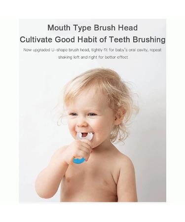 Dirk41 Kids U Shaped Toothbrush 2/4PCS - Blue 360 Oral Care for Children - Buy Online on GoSupps.com