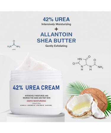 Cracked Heel Repair Cream - 42% Urea Foot Cream - Foot Cream for Cracked Heels and Dry Skin - Foot Cream for Callus Remover & Nourishes Soften - Urea Cream - Skin Care Hands & Feet - Buy Online on GoSupps.com