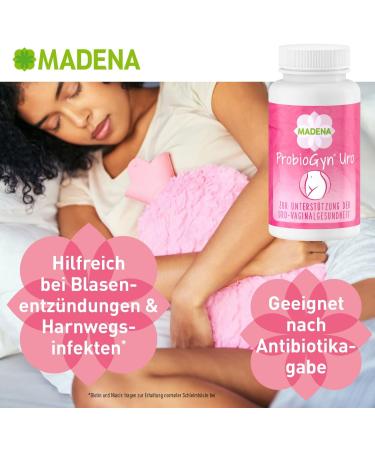 Madena Probiogyn Uro - Lactic Acid Bacteria & Bifidobacteria for Vaginal Flora with Cranberry & Biotin | International Shipping - Buy Online on GoSupps.com