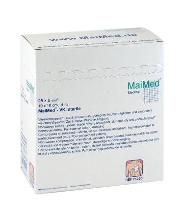 Vlies compress sterile 10x10 cm 25x2 st - Buy Online on GoSupps.com