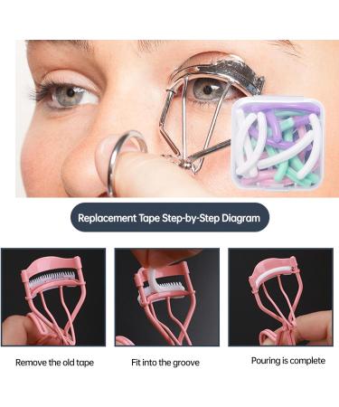 Eyelash Curler Tangger Eyelash Curler Professional with 10 Eyelash Curler Refills and 1 Mascara Brush can Precisely Grabs and Lifts Lashes and Long Lasting Curl Mermaids Designed for All Eye Shapes - Buy Online on GoSupps.com