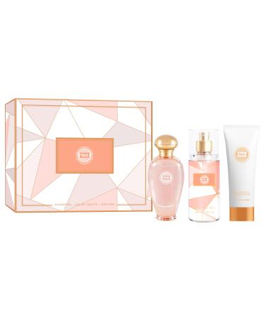 Hybrid & Company Women Viva Luck Rose 3 Pcs Gift Set 50ml-Perfume&100ml-Mist&80ml-Shower Gel