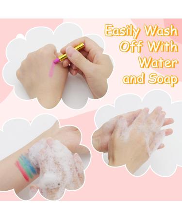 GLEEMEN Face Paint Crayons for Kids - 16 Colors - Safe & Easy Face Body Painting Kit for Birthday Party, Halloween Makeup & Cosplay - Buy Online on GoSupps.com