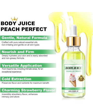 Coconut Cream Pie Body Oil - Handcrafted Vanilla Moisturizer for All Skin Types | Nourishing Body Juice Oil and Massage Essence - Buy Online on GoSupps.com