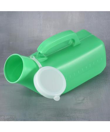 qazaa Male Urine Bottle with Lid Autoclavable for Travel Camping Patient 1.2L Green - Buy Online on GoSupps.com