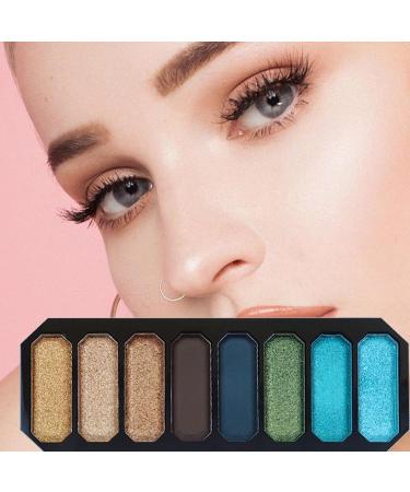 Smokey Eye Eyeshadow Palette - 8-Color Natural Nude Smokey Warm Eye Shadow Palette Makeup Matte Eyeshadow Pallet Cosmetics Kit 02 - Buy Online on GoSupps.com