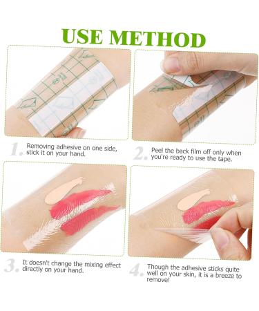 200 pi ces Palette de Maquillage Jetable Adh sive Stickers Transparents pour M lange Fond de Teint L vres Outil Cosm tique Pratique pour Usage Quotidien - Buy Online on GoSupps.com