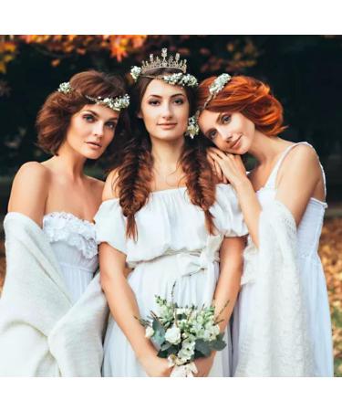 SnowTain Crown Headband | Wedding Diadem with Crystals | Princess Krone & Rapunzel Bridal Accessories - Buy Online on GoSupps.com