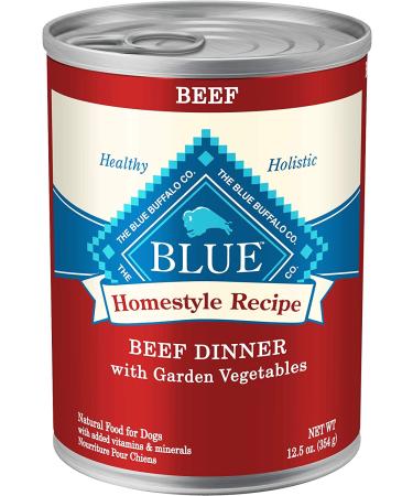 Blue Buffalo Homestyle Recipe Natural Adult Wet Dog Food 12.5 oz Beef - Pack of 12 - Buy Online on GoSupps.com