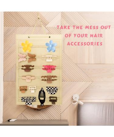 Bmobuo Claw Clip Holder Organizer - Wall-mount Hair Accessories Storage for Women and Girls - Buy Online on GoSupps.com