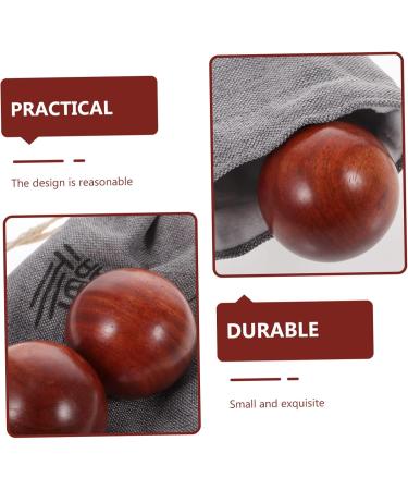 Frcolor 4 Sets Handball Massage Balls - Wooden Exercise Balls for Hand & Foot Health - Gently Rolling Massage Beads for Relaxation & Therapy - Buy Online on GoSupps.com