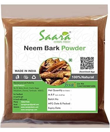 Neem Bark Powder Neem Chhal Powder Useful in Tiredness Skin Diseases Vitamin Supplement 100gm