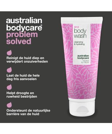 Australian Bodycare B12 Body Wash Nourishing shower gel against dry & itchy skin Deep cleansing & intensive hydration With B12 & Allantoin Daily use - Buy Online on GoSupps.com