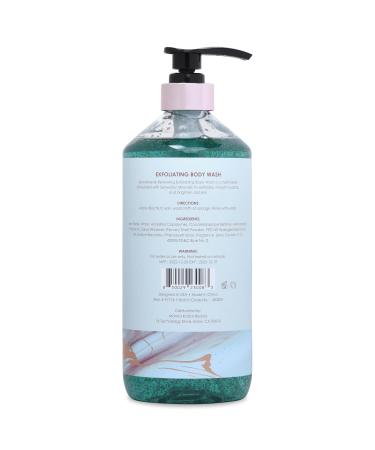 Manna Kadar Beauty Dead Sea Minerals Exfoliating Body Wash - Eucalyptus Marine Moisturizing Shower Gel for Dull Skin Brightening - Buy Online on GoSupps.com