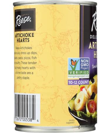 Reese Delicate Baby Artichoke Hearts - 14 oz (Pack of 12) - Gourmet Canned Vegetables - Buy Online on GoSupps.com