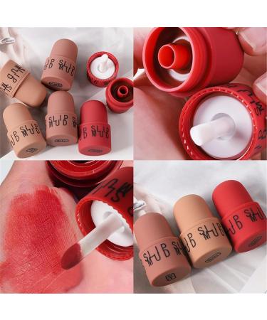 YUECI Lip Sludge - Waterproof Matte Liquid Lipstick | Durable Non-Stick Cup Lip Gloss #06 - Buy Online on GoSupps.com