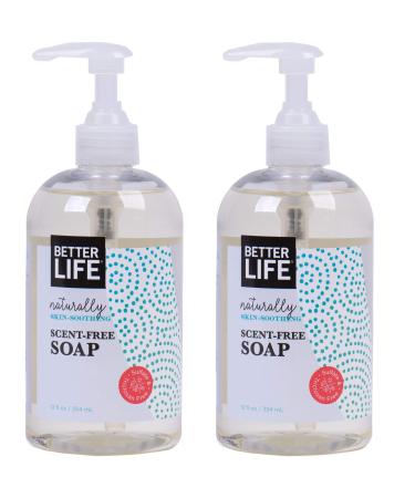 Better Life Natural Hand and Body Soap, Unscented, 12 Fluid Ounce - Pack of 2 Unscented 12 Fl Oz (Pack of 2)