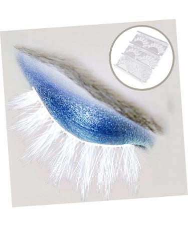 Ipetboom 3 Pairs White Eyelashes Imitation 3d Comics Slim - Buy Online on GoSupps.com