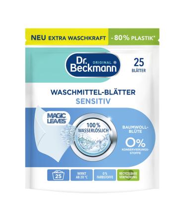 Dr. Beckmann Detergent Sheets Sensitive COTTON BLOSSOM | 25 sheets - Buy Online on GoSupps.com