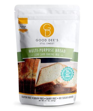 Good Dee's Low Carb Multi-Purpose Bread Baking Mix - 9.1 oz (258 g) | Keto Friendly - Buy Online on GoSupps.com